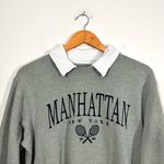 Hollister  Collared Gray Manhattan New York Tennis Sweater Photo 1