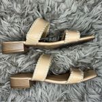 Joie  Chiara neutral nude double strap square toe sandal women’s shoe size 8.5 Photo 3