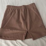 Salty Chic Brown Mini Skirt Photo 1