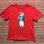 POLO RALPH LAUREN POLO BEAR YACHT NAUTICAL GRAPHIC TEE Red Photo 0