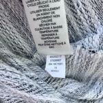 Chico's Chico’s Weekend Top Sz 1 Cowl Neck 3/4 Sleeve Sweater Gray Striped Comfort Photo 9