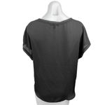 Banana Republic  Black Crewneck Dolman Sleeve Lightweight Casual Blouse Top Sz S Photo 1