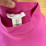 Happily Grey Women’s Ribbed Bodysuit Size Large Pink Top Photo 1