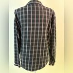 Victoria's Secret The Dreamer Black and Pink Plaid Flannel Sleep Shirt Medium Photo 5
