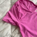 Nike  Size S/M Pink Women's Crop Top Twist Back - no tags Photo 3