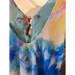 Bebe  Women’s Tie Dye One Piece Swimsuit Size M Multi-Color NWT Photo 3