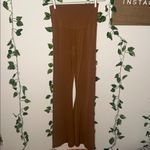 Aerie  Offline Real Me Flare Hi Rise Crossover Caramel Colored Leggings Photo 5