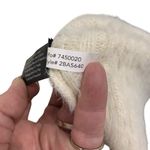 Boston Proper  Women’s Size Medium White Furry Long V‎ Neck Ribbed Tank Top Photo 6