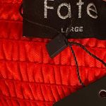 Fate Strapless Midi Dress Large Retro Cocktail Dress Holiday Party Christmas Bow Photo 14