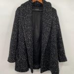 Club Monaco Chunky Knit Jacket Black Mohair Alpaca Blend Womens Small Photo 0