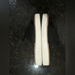 Seychelles  Coast Platform Black Bow Sandals Slides Sz 9 made in Italy resort Photo 4