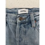 Pistola  Cassie Super High Rise Straight Jeans Womens 28 Light Wash Distressed Photo 5