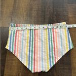 J.Crew Boy Short Bikini Bottom in Suckered Rainbow Stripe Size Small Photo 4