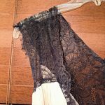 Anthropologie NWT $168 By  Sleeveless V-Neck Lace Tie-Styling Wrap Midi Dress M Photo 9