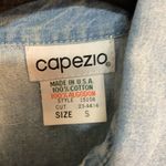 Capezio Vintage 80’s  Denim Button Down Dress with Lace Size S Photo 2