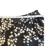 Moulinette Soeurs ANTHROPOLOGIE Gray Grey Silk Blend Floral Ikat Skirt Women's 8 Photo 5