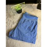 Athleta  Women's Trekkie North Hiking Shorts Size 12 Light Blue Pull On Photo 8