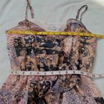 BCBGeneration NEW  Chiffon Floral Spaghetti Strap V Neck Romper Colorful Size XXS Photo 5