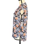 Bar III XX-Small Top Floral Sleeveless Keyhole Neck Lightweight Semi-Sheer New Photo 4