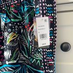 NWT Bebop Women’s Boho Black Neon Printed Wide Leg Relaxed Fit Pants Photo 2