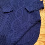 EXPRESS Loose cowl neck , long sweater , split hem Photo 2