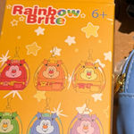Lounge Fly Rainbow Brite Mini Backpack Bag Charm Keychain – Blue | Open Box Photo 0