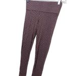 Lou & grey for Loft Leggings Pants Purple Red Geometric Womens Small Rayon Blend Photo 3