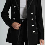 SAINT ART Piper Contract Long Blazer Black Medium Photo 0