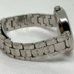 Nine West  silver tone women watch 38mm round case quartz analog crystals running Photo 5