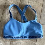 Under Armour Size Small Blue Athletic Sports Bra. Photo 2