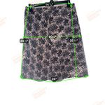 Gap  Elegant Black and White Floral Skirt Photo 3