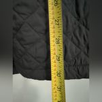 Bernardo  grey quilted jacket long coat hooded lightweight oversized S Photo 6
