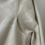 Free People Tan Utility Jacket with Distressed Look, Pockets, Size XS Photo 9