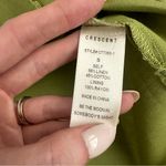 Crescent  Green Linen Blend Shirt Photo 4