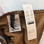 J.Crew  Perfect String Bikini Top In Leopard Print Triangle Brown M Photo 4