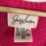 Jaclyn Smith Vintage Pink Floral Knit Cardigan Sweater Women's Size Medium M Photo 6