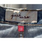 Just USA Vintage Women's Denim Shorts Blue Jean Blend Size 13 Western Summer Photo 14