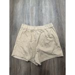 Nike Lab Women's Size Medium Khaki Brown Fleece Shorts Photo 3