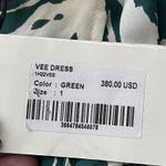 Ba&sh  Vee Wrap-effect Midi Lady Dress Size Small Green White NEW Animal Print Photo 10