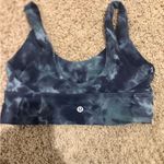 Lululemon Diamond Dye Silver Blue Tidewater Teal Graphite Grey Reversible Bra Photo 3