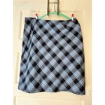 Y2K Womens Blue Plaid Midi Skirt 16 Preppy Twee Academic Schoolgirl Nerd Scholar Photo 7