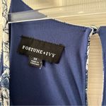 Fortune + Ivy  Blue and White Floral Dress Size 3X Photo 2