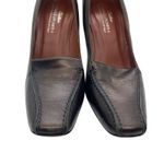 Donald J Pliner Couture Laser Leather Brown Pumps size 8 Photo 2