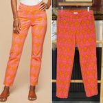 Spartina 449 Maren Pull On Pant in Pink House Boho Paisley - Sz L 🧡🎀 Photo 1