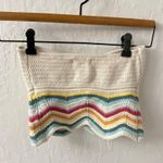 American Eagle  Live Your Life Crochet Mulitcolor Crop Tube Top XS Photo 3