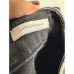 Frame Le Crop Mini Boot Cut Jean in Rockstar Black Acid Wash Size 23 Photo 7