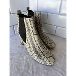 Cole Haan  Nitasha‎ Leather Ankle Boot Snake Print Embossed Heeled Bootie Sz 7B Photo 1