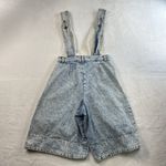 Vintage Jrs 7 1980’s Denim Short Overalls Acid Washed Pleated Long Grunge Punk Blue Size undefined Photo 12