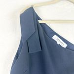 Elliatt Ophelia One Shoulder Dress Size Small Navy Pockets Special Occasion Photo 5