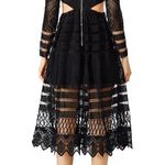 Asilio A Cut Above black cutout midi dress Photo 1